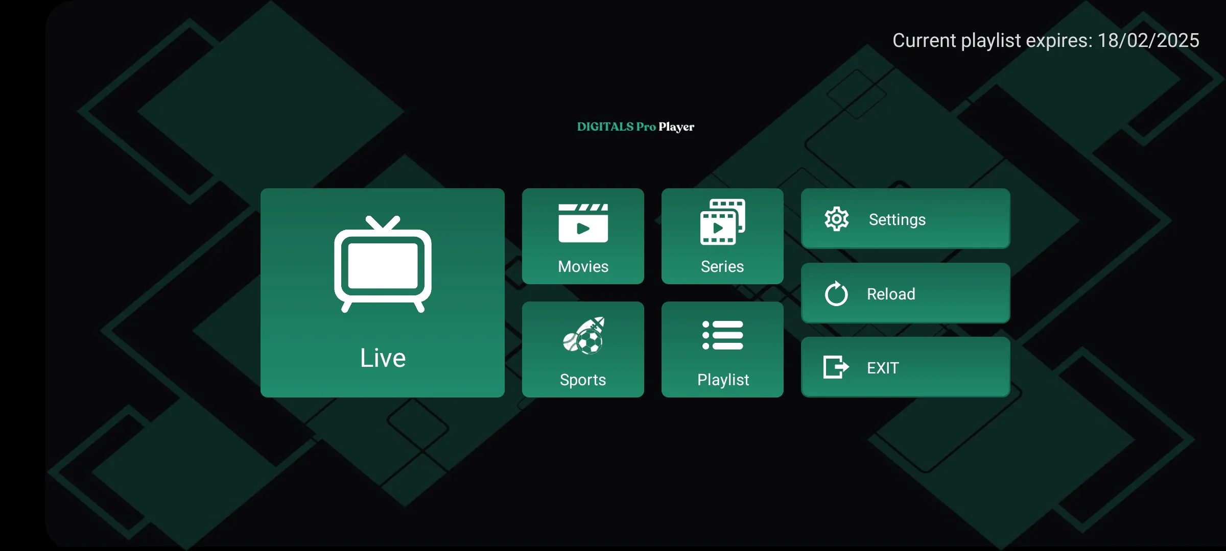 Digitals Pro Player UI – IPTV Smarters Pro Alternative